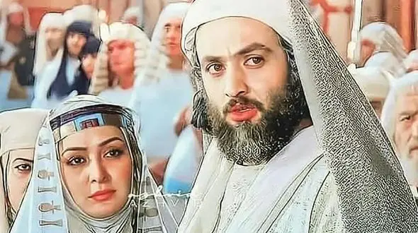 عکس یادگاری باحال کاهنان معبد آمون با مجید سوزوکی و اخراجی ها در پشت صحنه یوسف پیامبر