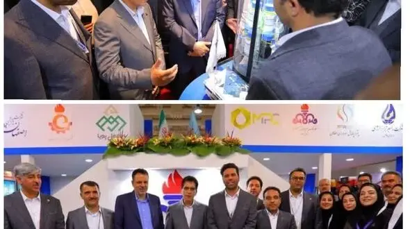 بازدید مدیرعامل شرکت ملی پالایش و پخش فرآورده‌های نفتی از غرفه هلدینگ پتروپالایش اصفهان
