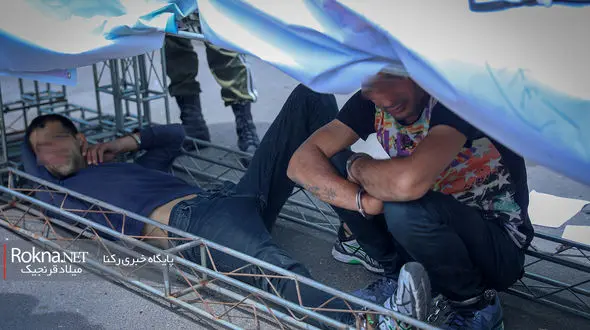 گزارش تصویری از بازداشت تبهکاران تهرانی در طرح رعد پلیس  