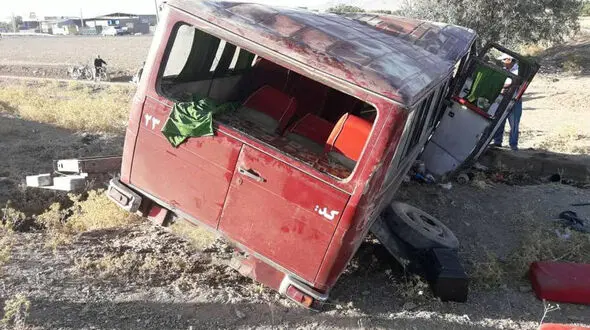 واژگونی مرگبار مینی بوس دانش آموزان در کرمانشاه / صبح امروز رخ داد