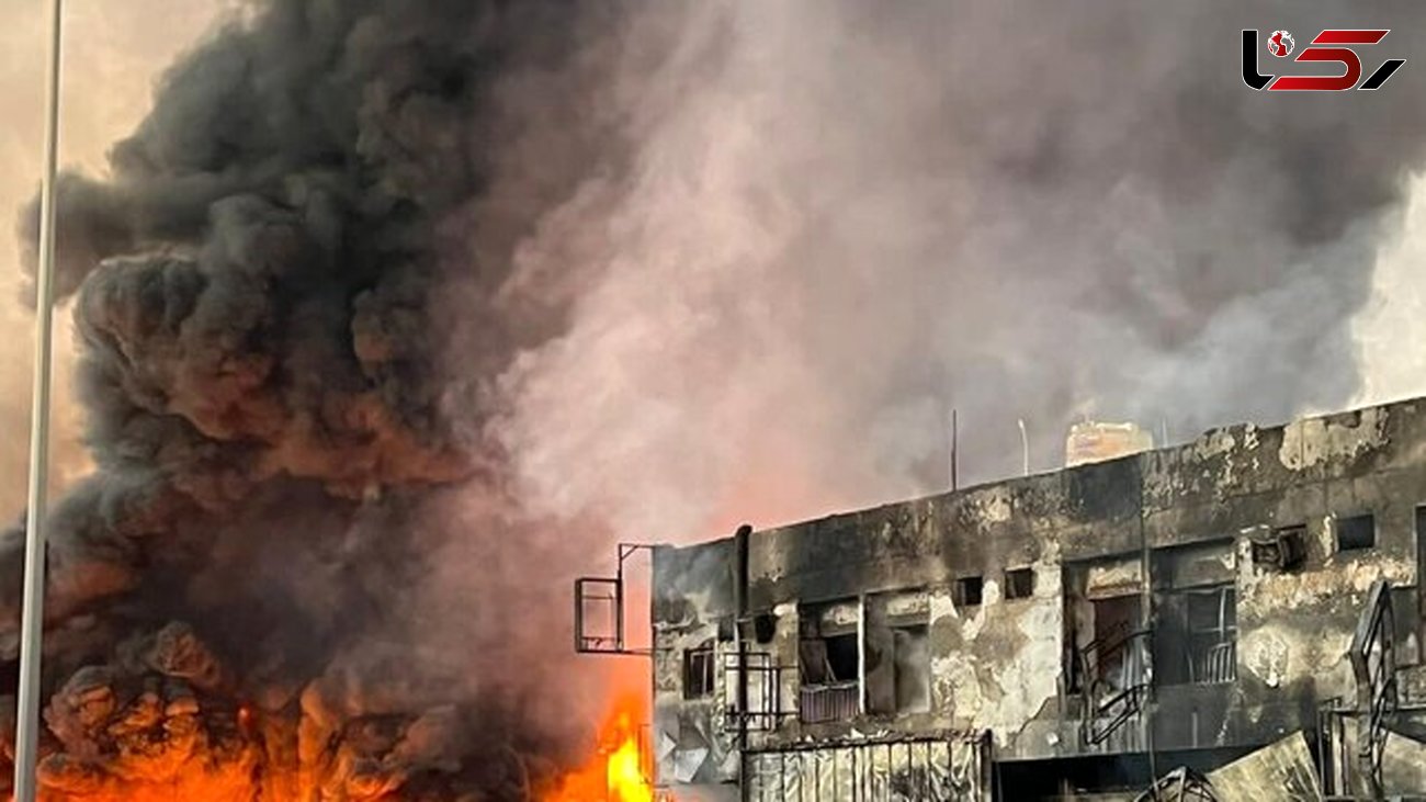 آتش وسیع به جان کارخانه ای در شهر عجمان افتاد