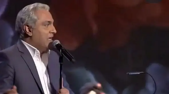 فیلم آواز دلبرانه  مهران مدیری ! / با آهنگ  همه خلق جهان سالن رو برد هوا !