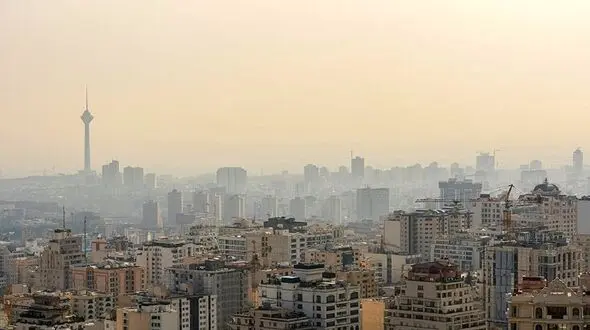 هوای تهران آلوده و در وضعیت قرمز قرار دارد