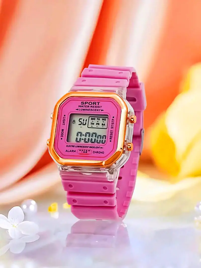 ساعت مچی دخترونه  صورتی