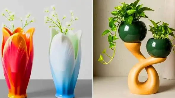 گلدان  دکوری با طراحی شیک؛ 15 مدل منحصر به فرد برای دکوراسیون خانه شما