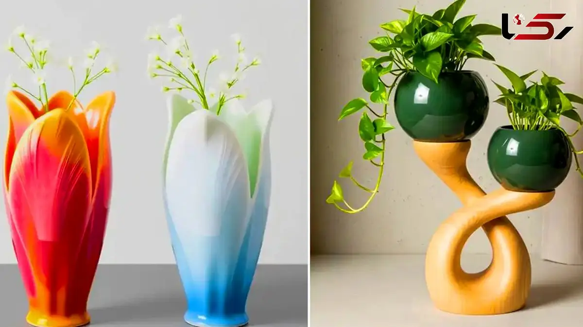 گلدان  دکوری با طراحی شیک؛ 15 مدل منحصر به فرد برای دکوراسیون خانه شما