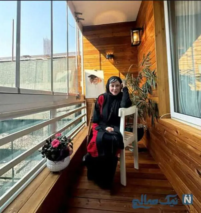 بالکن خانه بازیگر همه چیز آنجاست