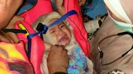 این نوزاد  تنها نجات یافته هواپیمای مرگ / 3 روز بعد روی آب پیدا شد+عکس 