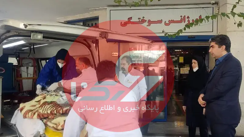 آتش سوزی کمپ ترک اعتیاد لنگرود