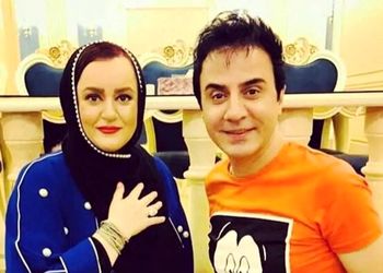 نگاهی به استایل خنده‌دار و زنانه داریوش فرضیایی در سلفی با نعیمه نظام دوست/ عمراً عموپورنگ و با این تیپ دیده باشین+ عکس