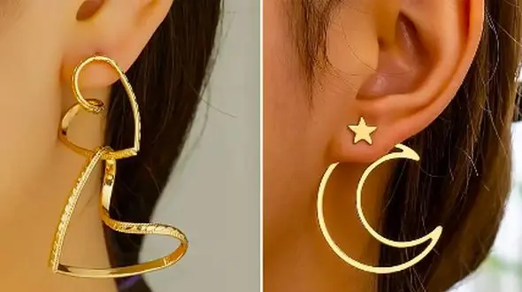 جدیدترین مدل‌ های گوشواره طلا لاکچری؛ از مجالس رسمی تا استایل روزانه