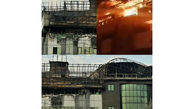 هتل کارون دلیجان در آتش سوخت + فیلم وحشتناک
