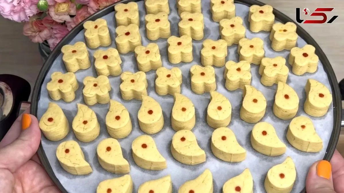 آموزش تهیه شیرینی نخودچی خانگی خوشمزه بدون استفاده از فر و همزن / فیلم