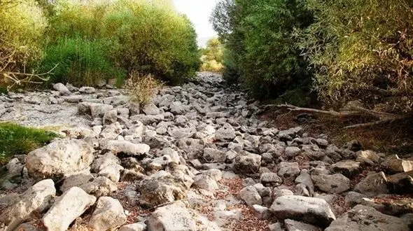 مرگ تدریجی رودخانه قرانقو سهند آباد