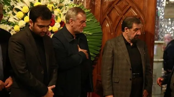 محسن رضایی عزادار شد+ عکس