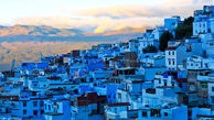 ببینید / شهر زیبا و خیره کننده آبی مراکش + فیلم 