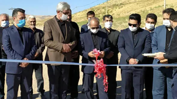 افتتاح جاده دسترسی بین مزارع روستای تلم خان و آسایش