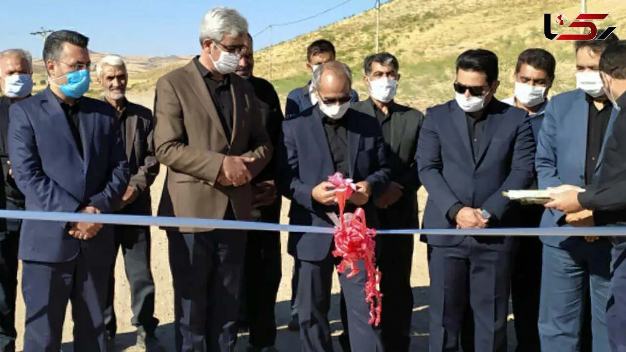 افتتاح جاده دسترسی بین مزارع روستای تلم خان و آسایش