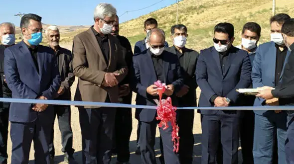 افتتاح جاده دسترسی بین مزارع روستای تلم خان و آسایش