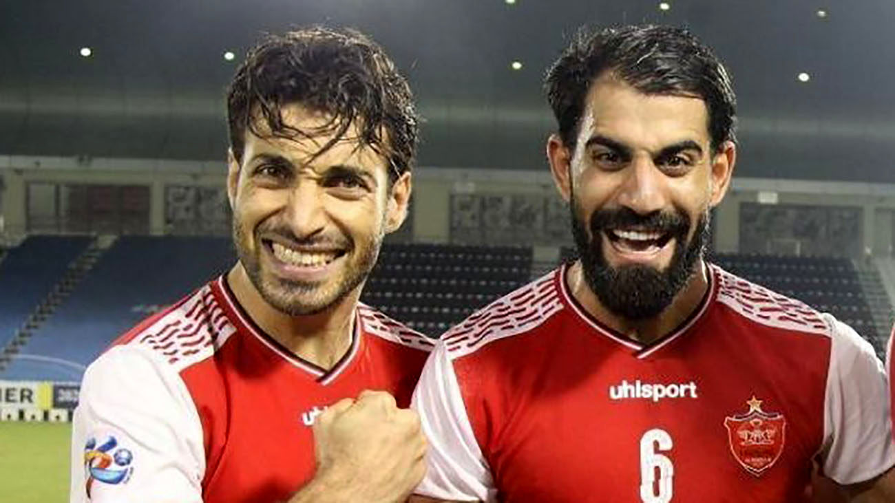 فیلم وایرال شده 2 فوتبالیست ایرانی در قطر ! / ببینید