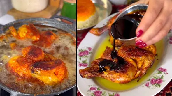 اصلی ترین روش پخت اکبر جوجه / فیلم