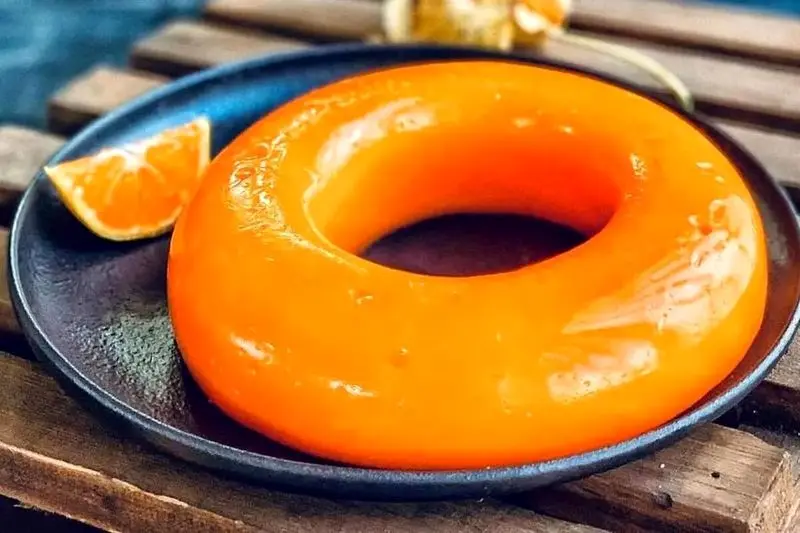 دسر پرتقال با نشاسته ذرت ؛ دسر خوشمزه شب یلدا ساده و شیک + روش تهیه