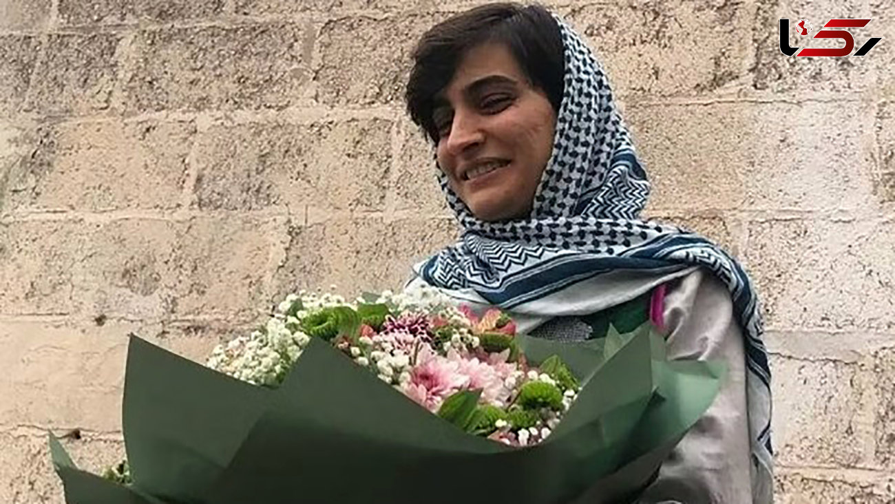 الهه محمدی جایزه خود را به روزنامه‌نگاران فلسطینی تقدیم کرد 