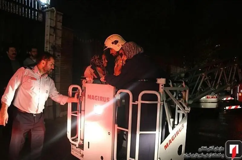آتش‌نشانی , سازمان آتش‌نشانی تهران , آتش‌سوزی , 