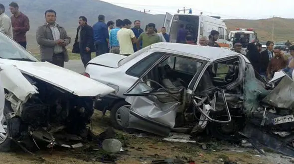 تصادف وحشتناک در اشنویه یک کشته و ۹ مصدوم داشت