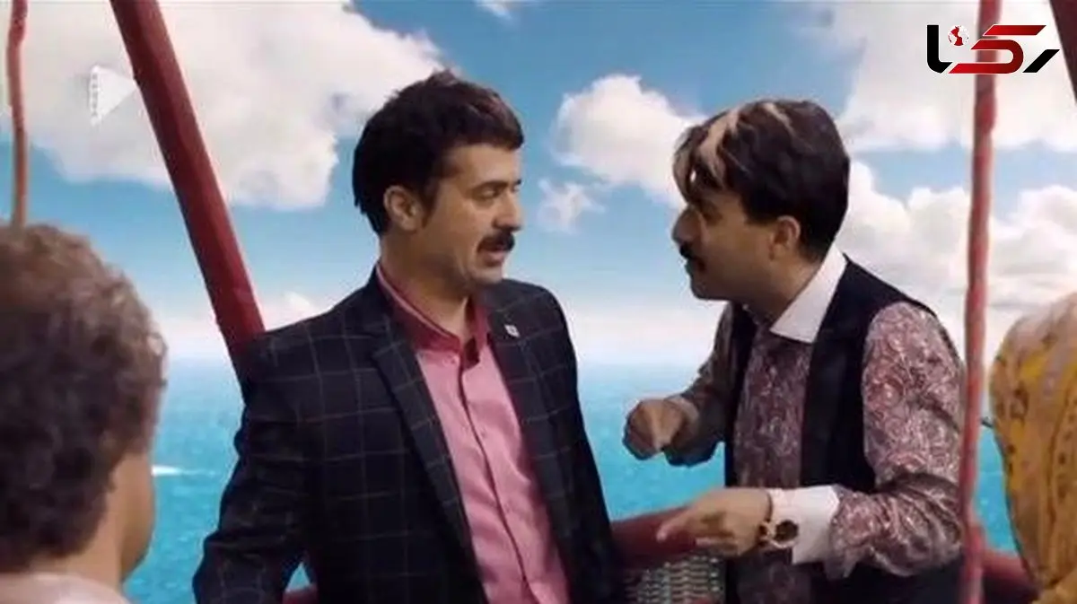 فیلم/ نمیذارم این سکانس غشآور پایتخت رو فراموش کنین؛ دعوای نقی، ارسطو، بهتاش و رحمت داخل بالن در آسمان ترکیه!