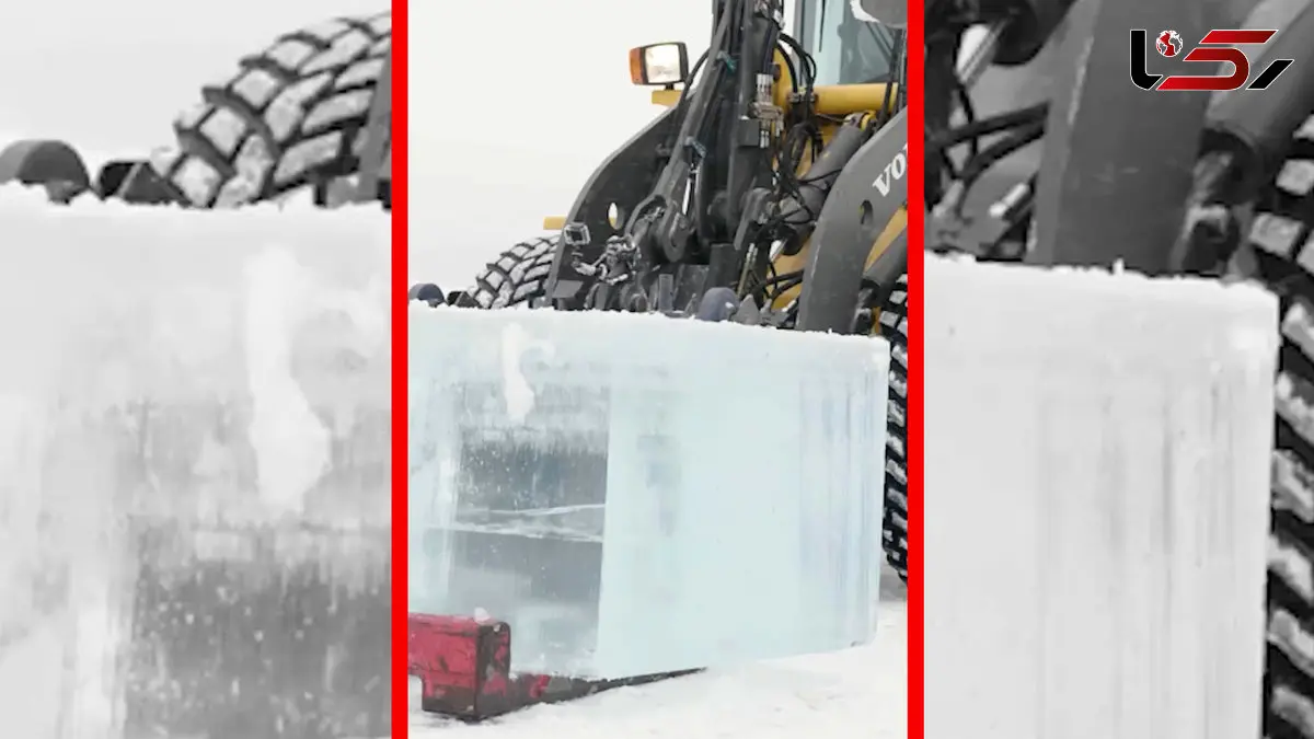 فیلم رقابت نفس گیر برای ساخت هتل یخی سوئد