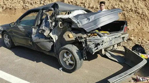  ۳ نفر در تصادف محور رامهرمز به اهواز جان باختند 