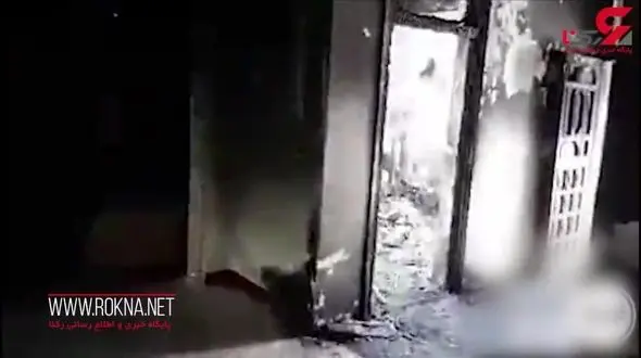 خانه‌ای که نیمه‌شب گذشته در آتش سوخت + فیلم