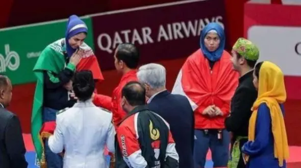 مرجان سلحشوری، قهرمان تکواندو: رئیس جمهور اندونزی من را با ورزشکار خودشان اشتباه گرفته بود وقتی با او دست ندادم ناراحت شد و...
