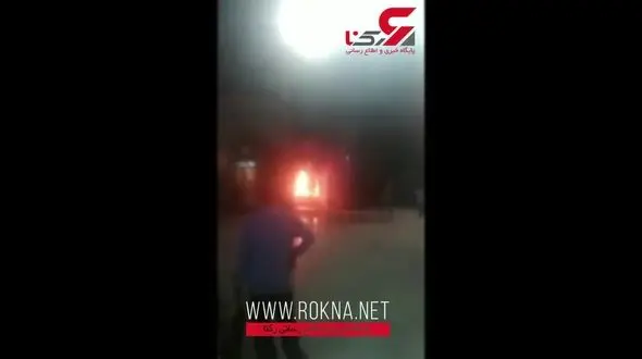 فیلم آتش‌سوزی در حرم حضرت معصومه (س)