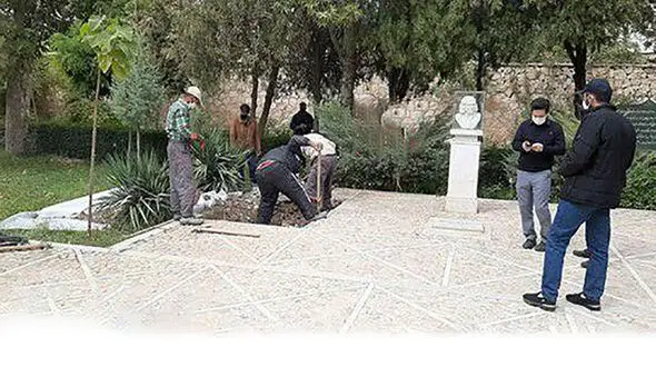 اولین عکس از محل دفن پیکر استاد محمد رضا شجریان + فیلم