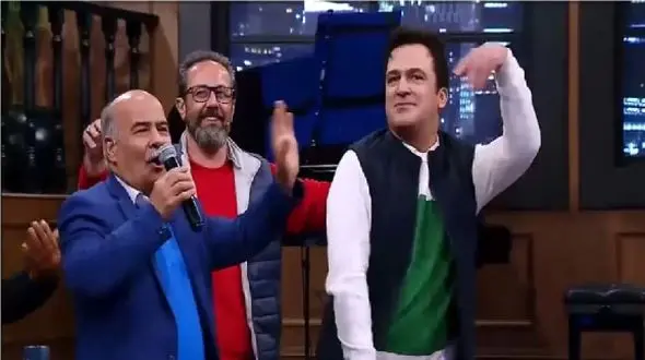 فیلم رقص غافلگیرانه مهمانان و حامد آهنگی ترکاند / این چندتا پیرمرد تو رقص کم نذاشتن ...