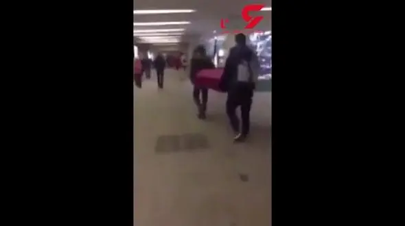 فیلمی از حمل جسد در مترو شهری!