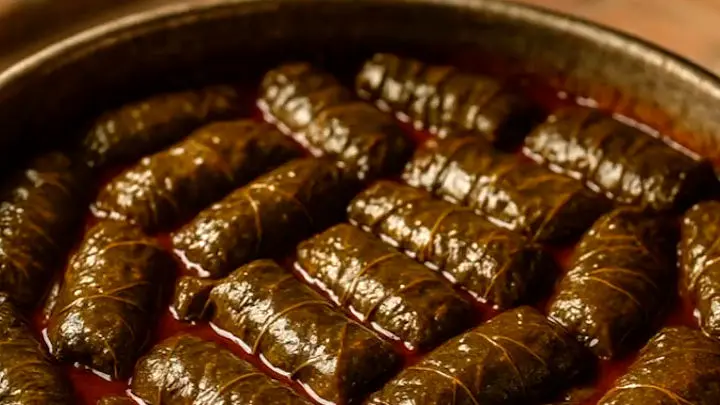 صفر تا صد درست کردن دلمه قاجاری برگ مو