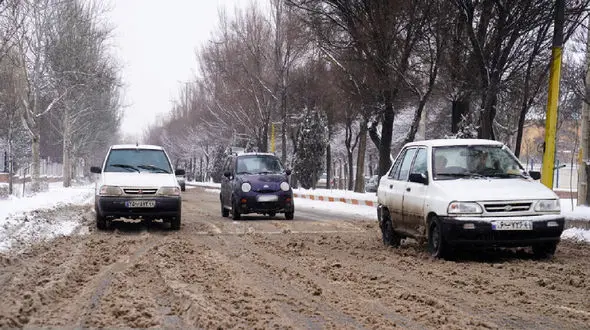 بارش برف و باران در ۷ استان/ ترافیک سنگین در محورهای ورودی پایتخت
