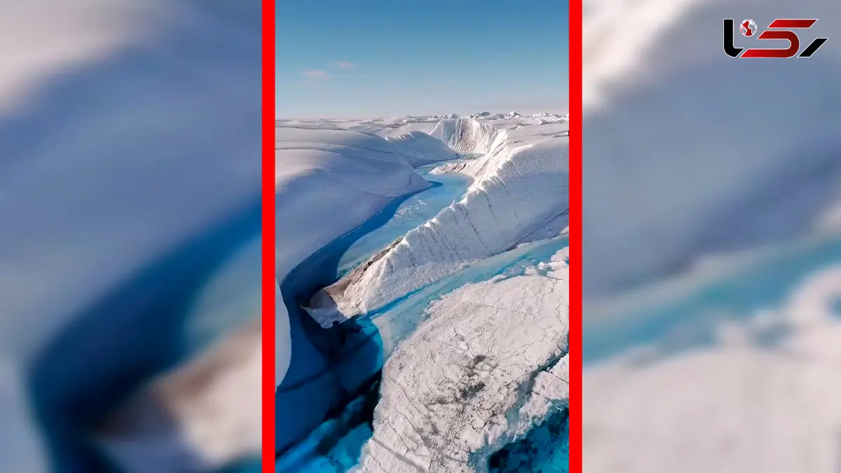 فیلم رودخانه های آبی کریستالی قطب جنوب