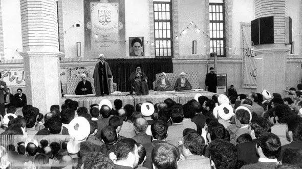 عکس خاتمی و ناطق و هاشمی در بیت‌رهبری