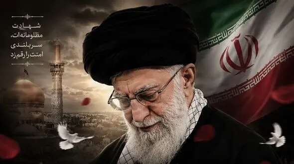 فیلم روایت مردم عزادار از آخرین بدرقه امام شهید؛ دلمان یتیم شد