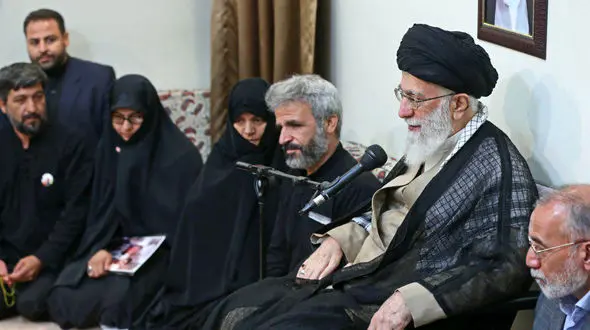 دیدار رهبر معظم انقلاب اسلامی با خانواده شهید محسن حججی 