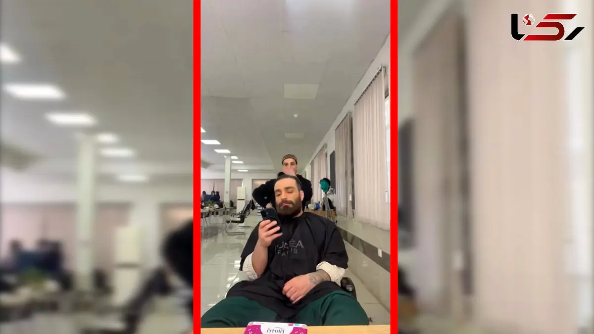 فیلم گریم حمید صفت برای نقش اصلان در بامداد خمار