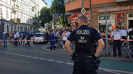 هجوم سارقان مسلح به بانک برلین / مامور حفاظت زخمی شد