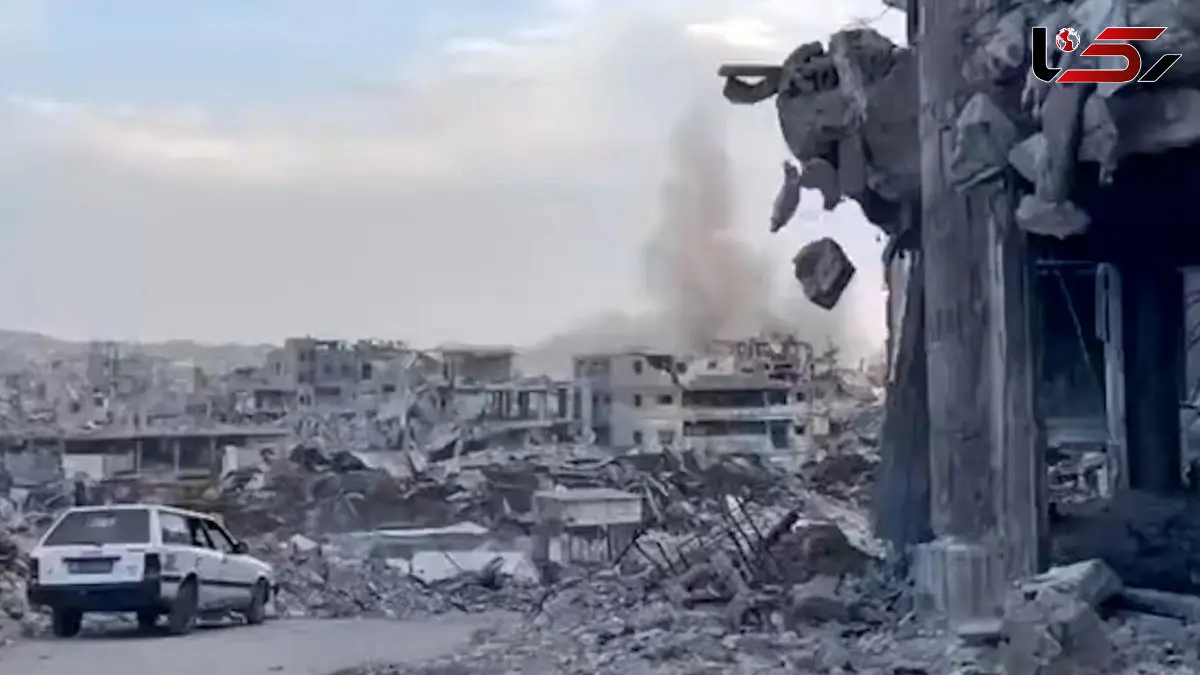 فیلم ویرانی محله الشجاعیه توسط ارتش اشغالگر