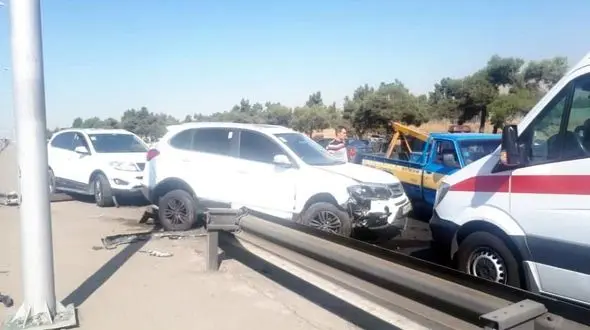 تشنج راننده تهرانی در اتوبان فاجعه بار شد +تصاویر