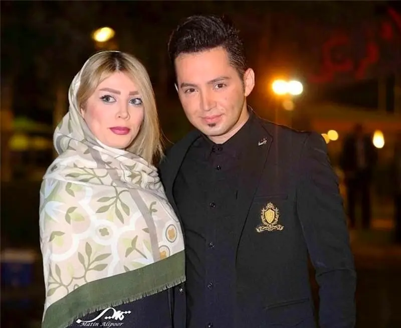 شهنام شهابی و همسرش