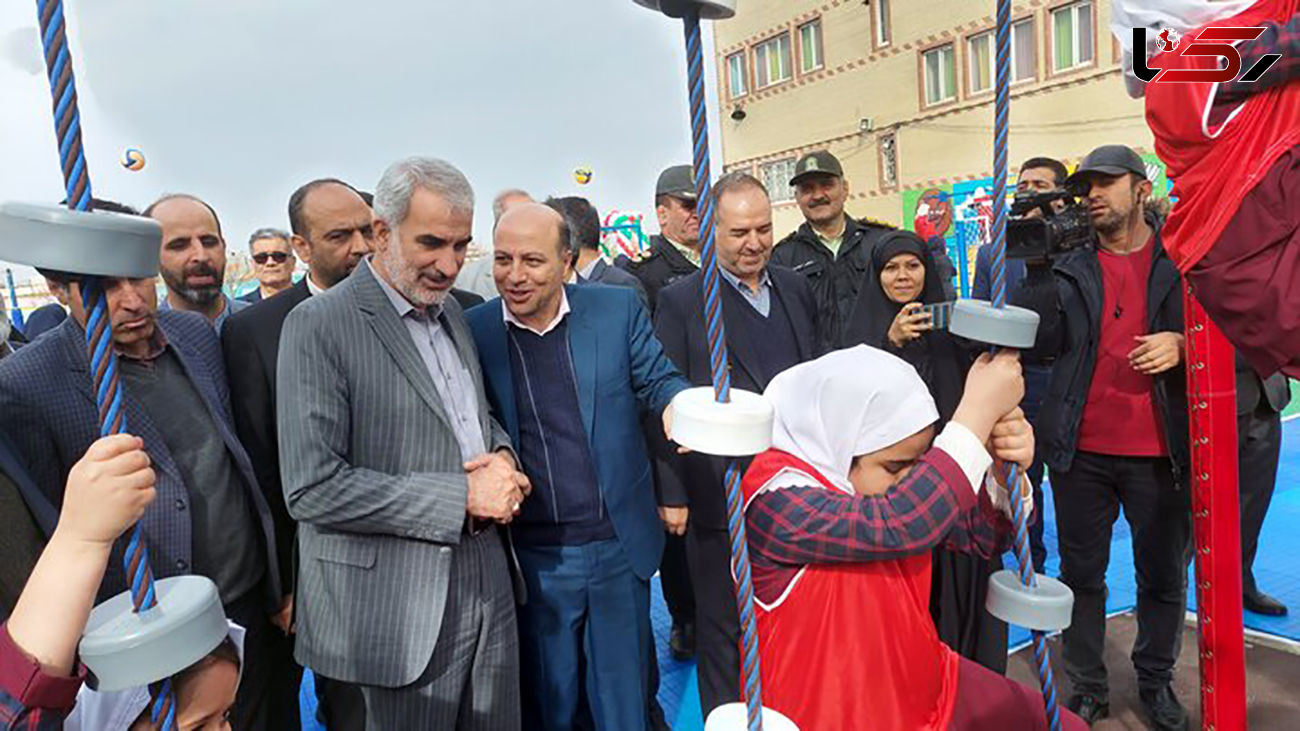 افتتاح طرحهای ورزشی در مدارس کشور